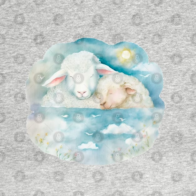 Sleeping lamb by NATLEX